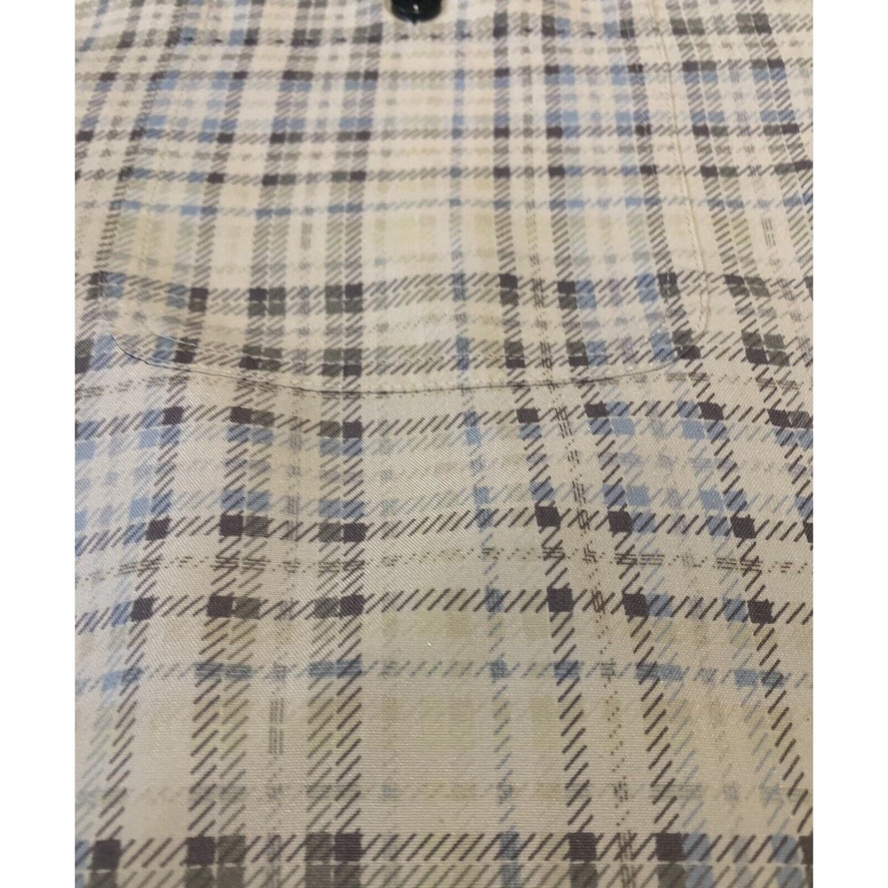 Nat Nast Men's Silk Shirt Plaid Size Large Short Sleeve American Fit FAST SHIP - Picture 5 of 8